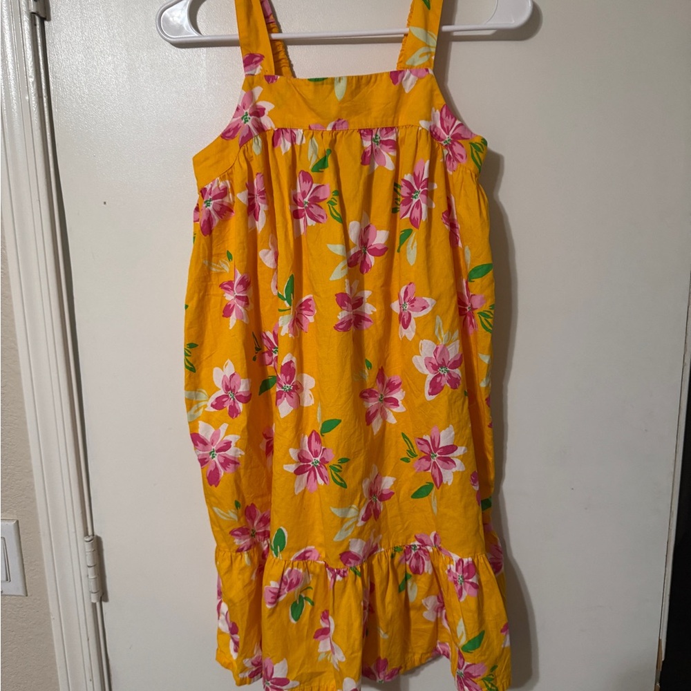 Old Navy Yellow Floral Kids Dress